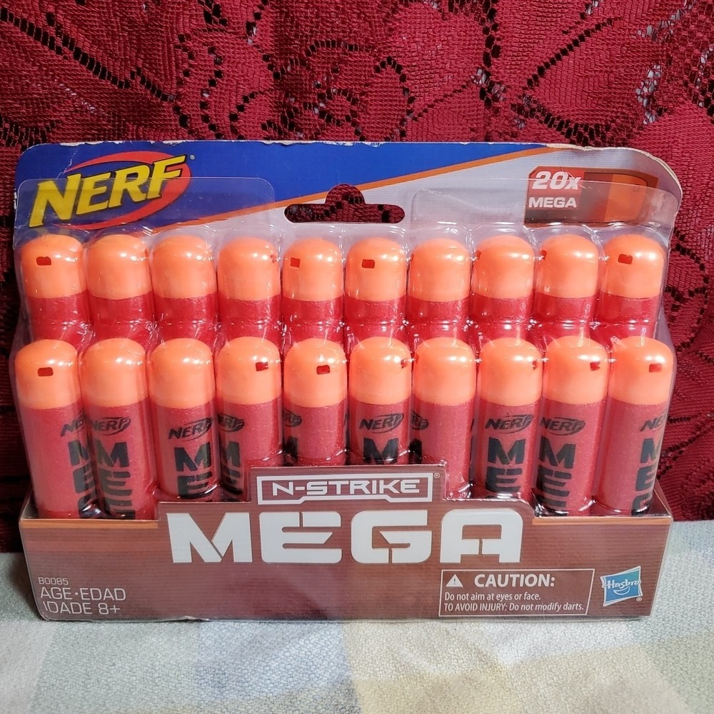 Nerf N-Strike Mega Dart Refill Pack (20 Darts) – New & Sealed